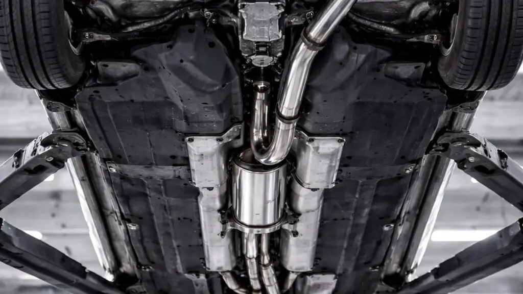 GTS Schadenzentrum Berlin Kfz Werkstatt Abgasanlage-Detailaufnahme