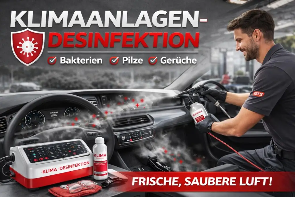 GTS Schadenzentrum Berlin Kfz Werkstatt Klima-Desinfektion im Auto